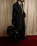 -SPECIAL- "GUCCI" 1998's-01's Tom Ford period beautiful faded suede long coat