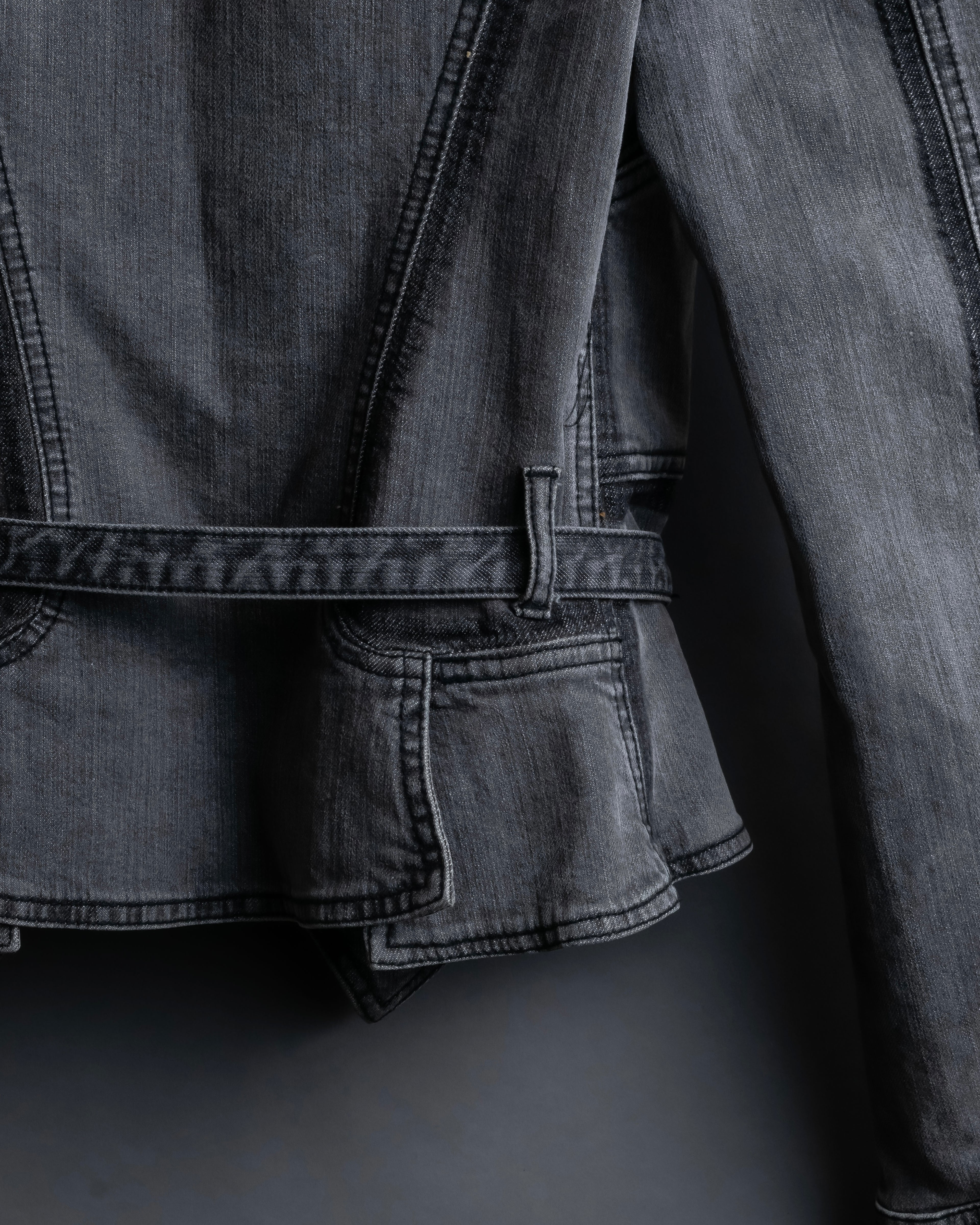 "STELLA McCARTNEY" Multi detail belted denim jacket