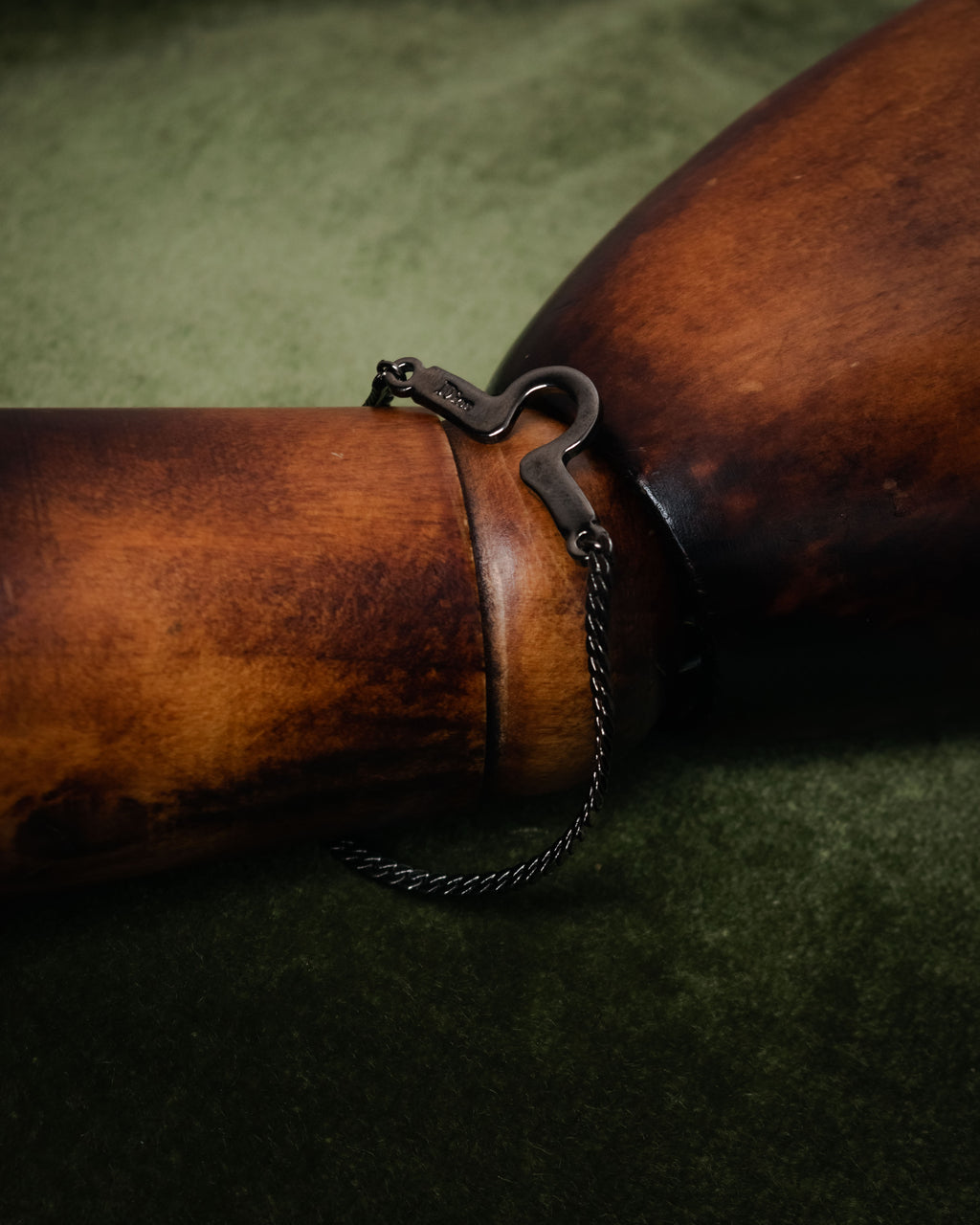 “Christian Dior” 70’s-80’s Horsebit motif chain bracelet