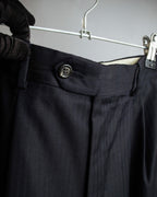 "YVES SAINT LAURENT" Classical tailoring shadow stripe pattern set up