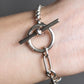 "HERMES" Chaine d'Ancre punk series silver 925 bracelet