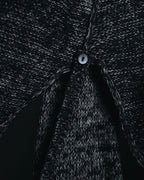 "Maison Martin Margiela" 2011AW deconstructed melange mohair wool cardigan