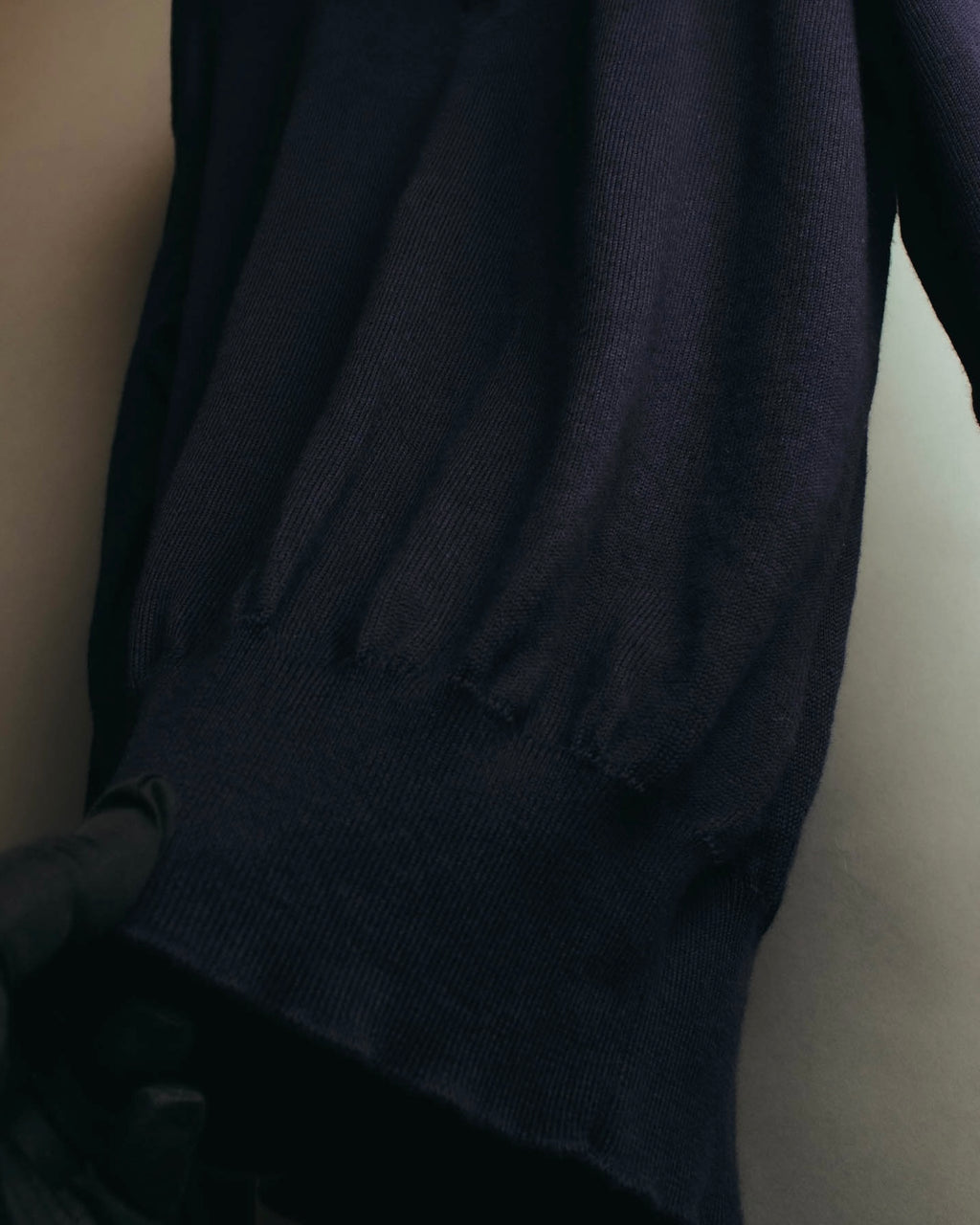 "Loro Piana" 00's-10's Refined cotton half-zip sweater