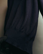 "Loro Piana" 00's-10's Refined cotton half-zip sweater
