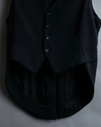 “Y‘s” Tail coat detailed vest