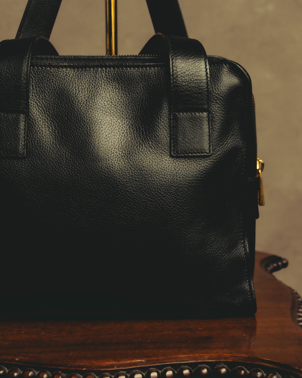 "CELINE" 80's-90's Classic leather top-handle bag