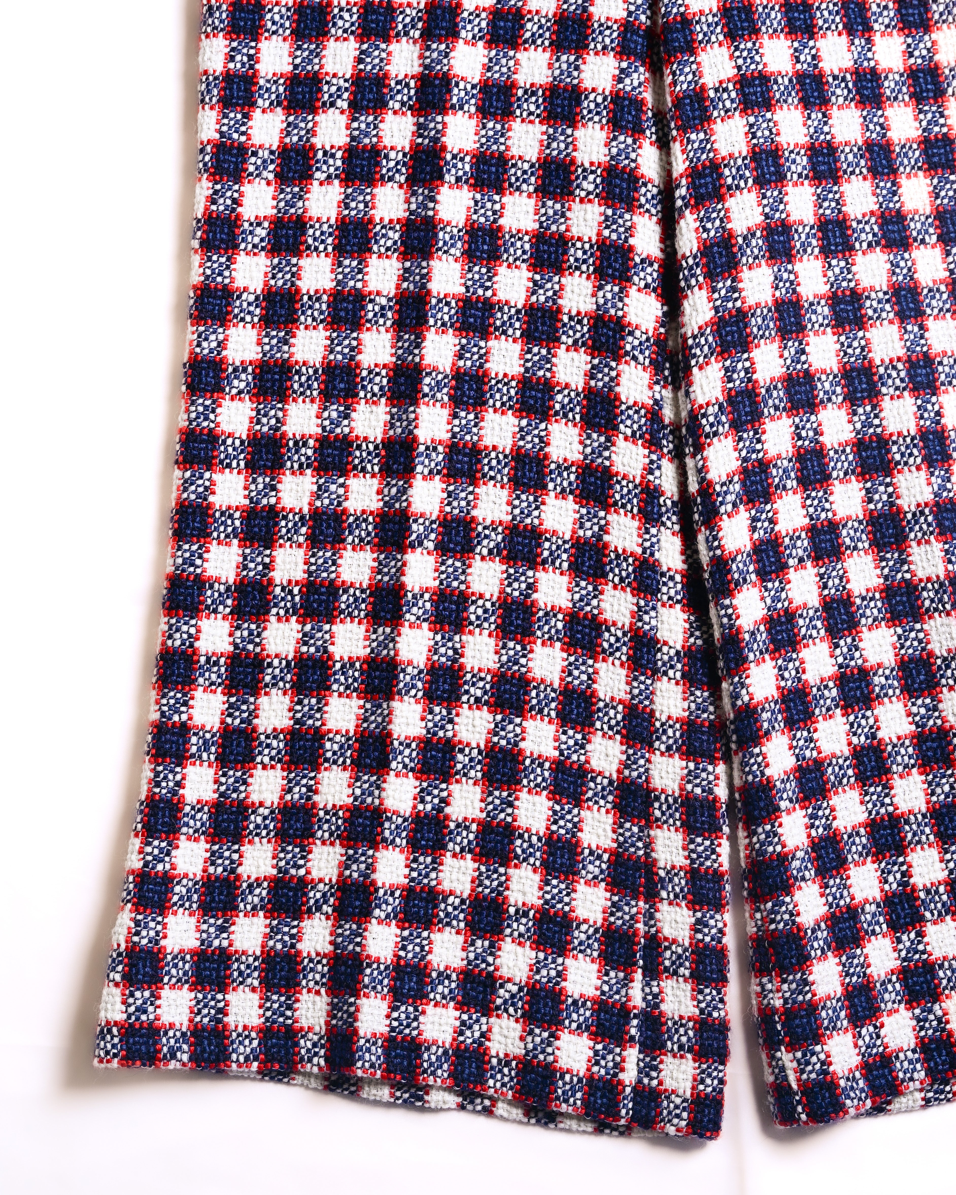 GUCCI by Alessandro Michele / Checkered Pattern Tweed Culotte Pants