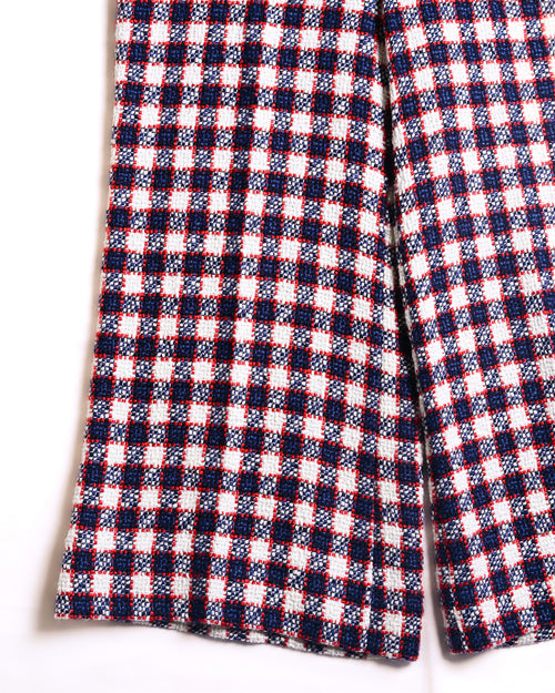 GUCCI by Alessandro Michele / Checkered Pattern Tweed Culotte Pants
