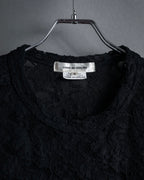 "COMME des GARCONS" 20SS Floral motif lace pullover