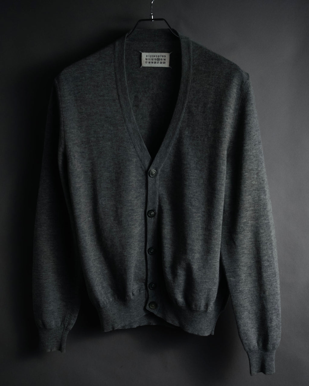 “MARTIN MARGIELA 14” 00’s Elbow patch wool cardigan