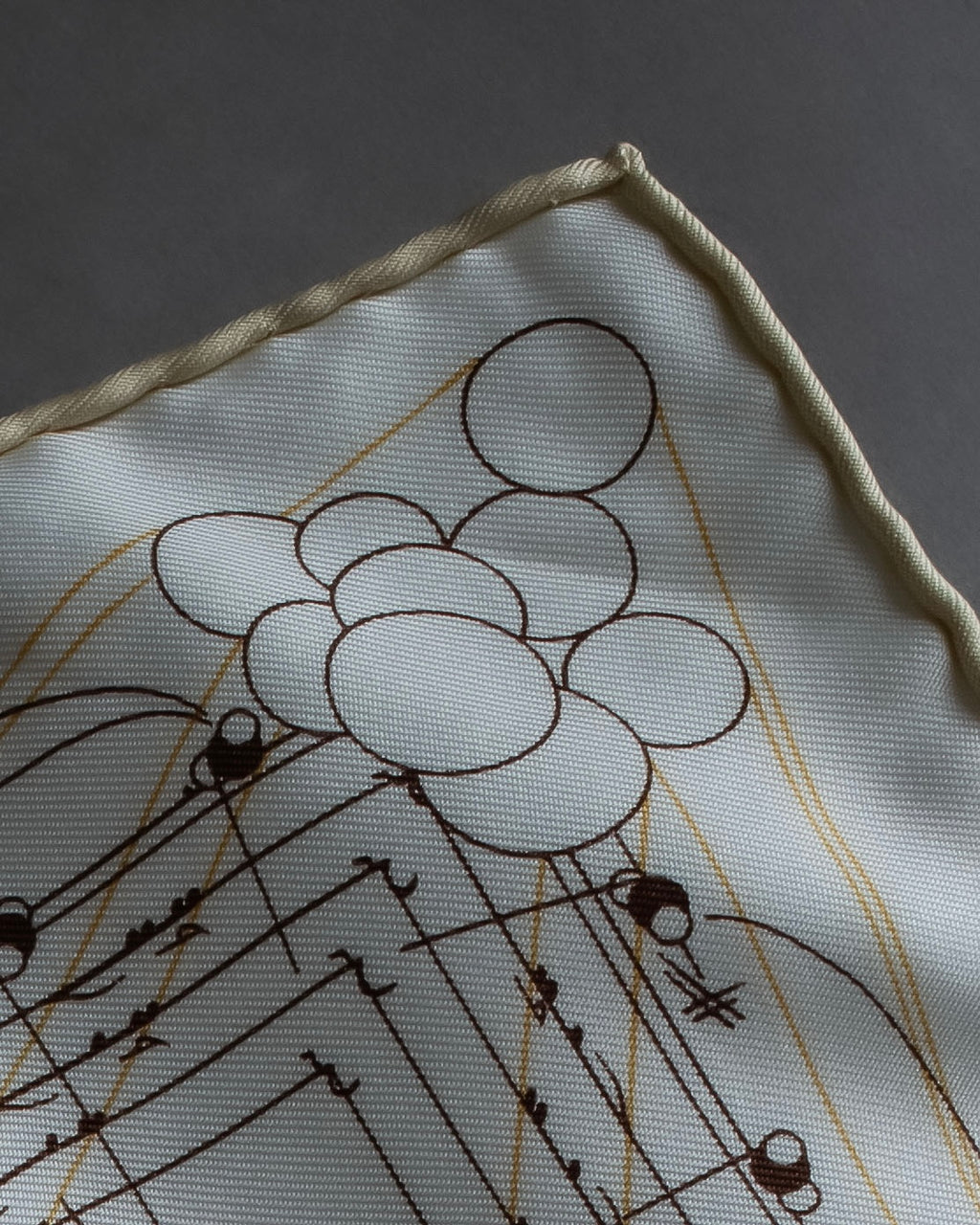 "HERMES" La Musique des Sphères petit carre scarf