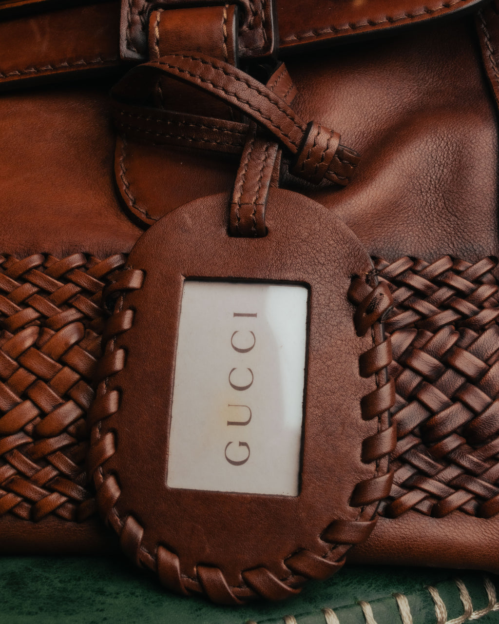 -SPECIAL- “GUCCI” 2016-2021 Archive inspired braided leather top handle bag