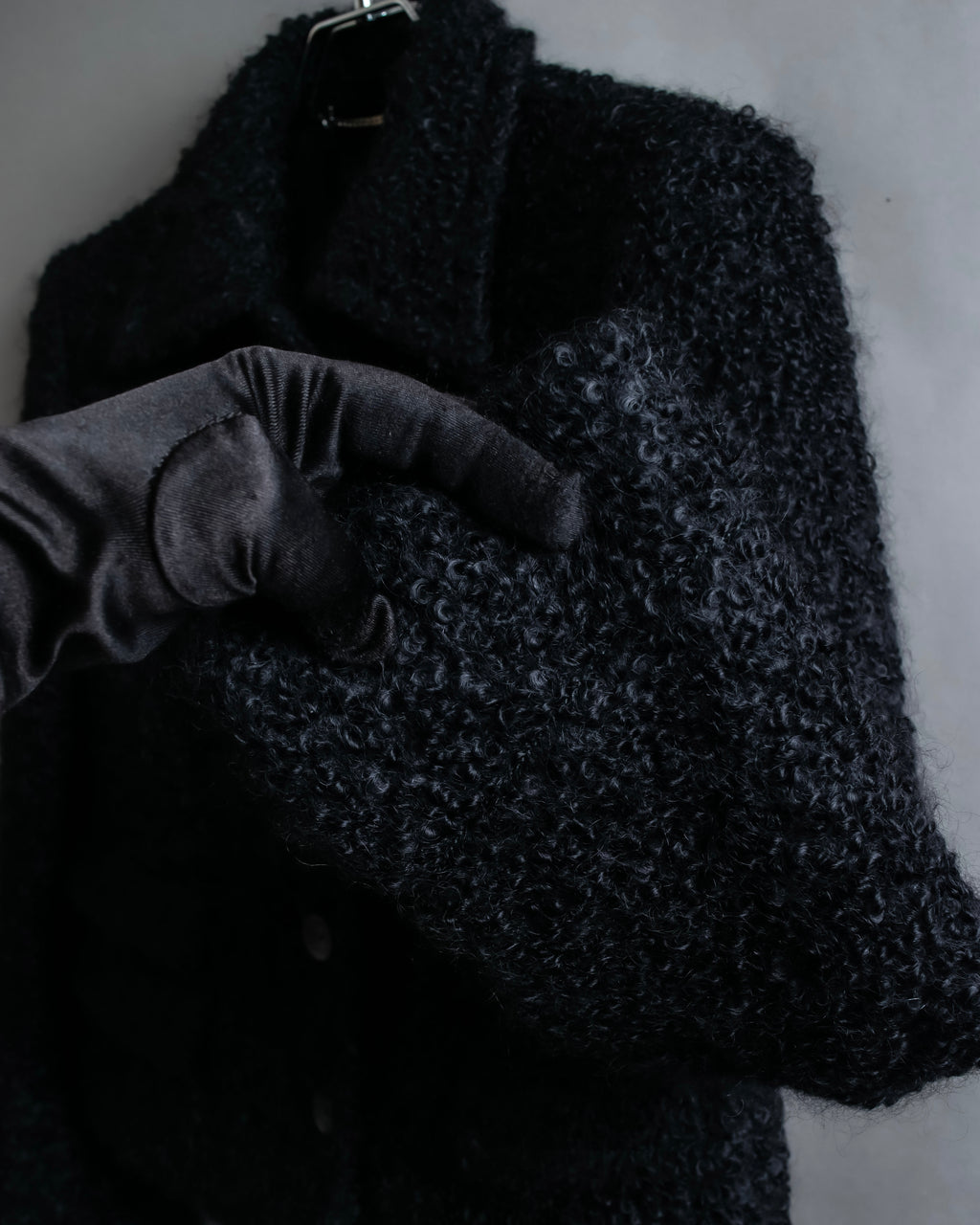 "GUCCI" Compact pattern bouclé wool jacket