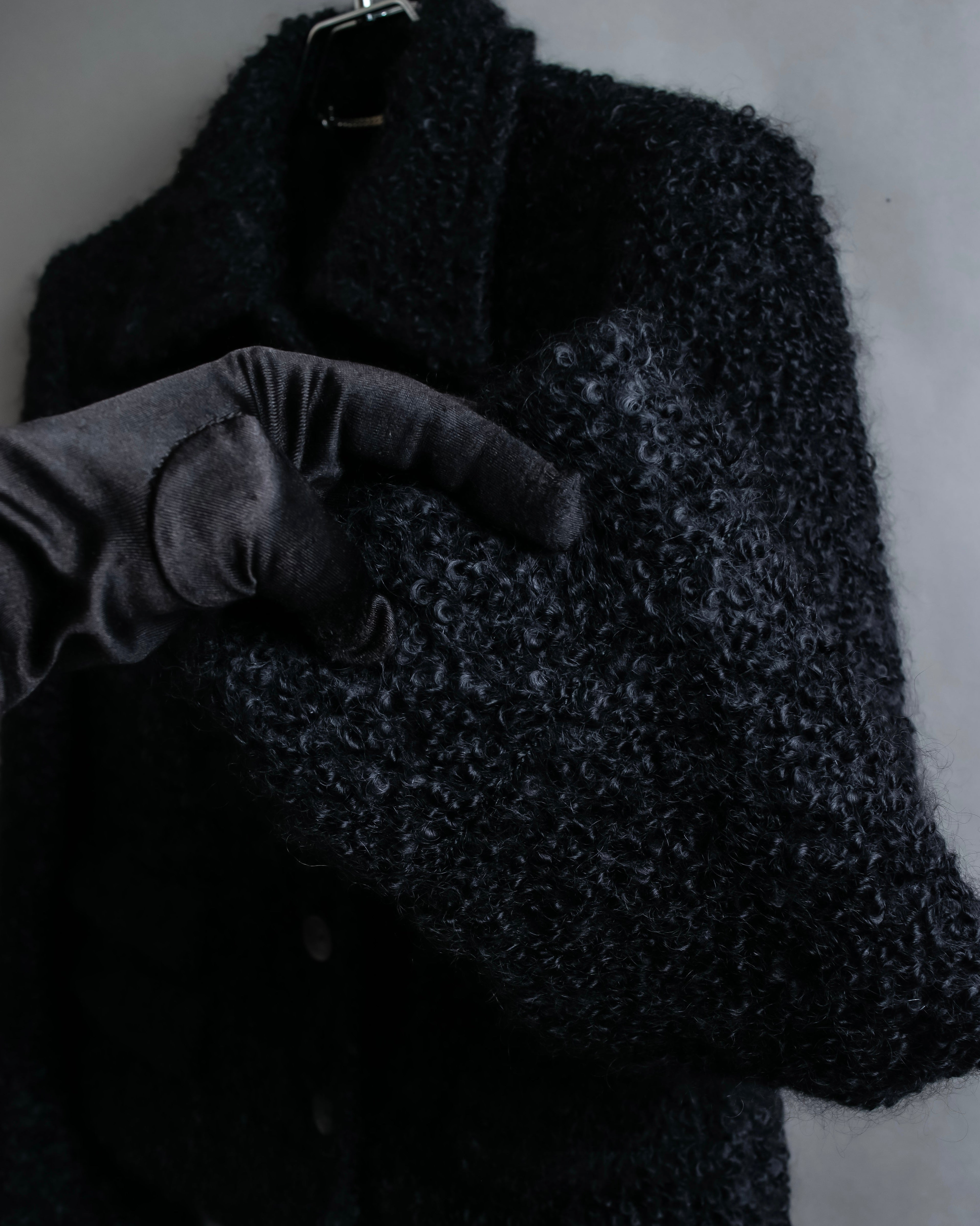 "GUCCI" Compact pattern bouclé wool jacket