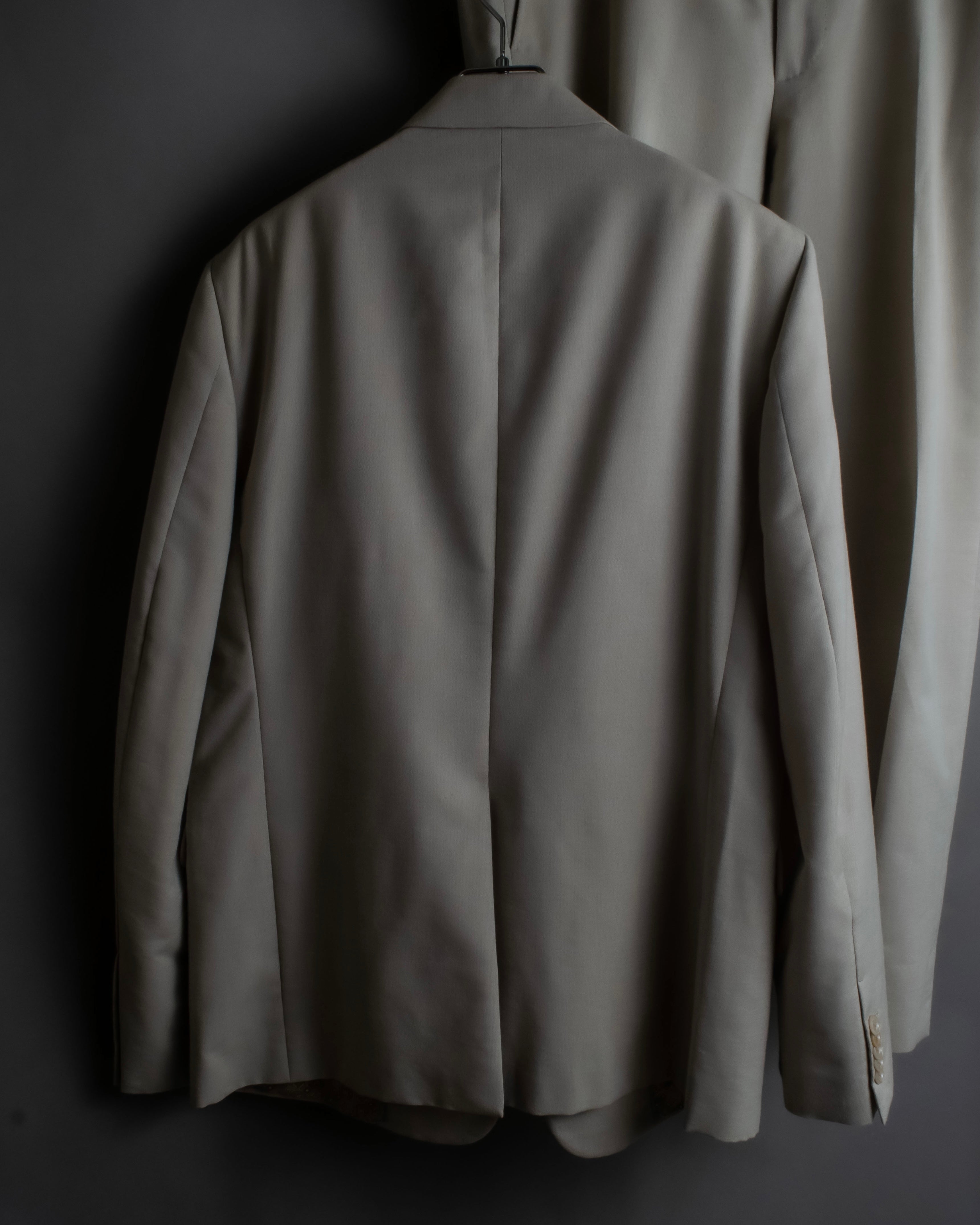 "GUCCI" 21SS Label attached single 2B tailored jacket setup