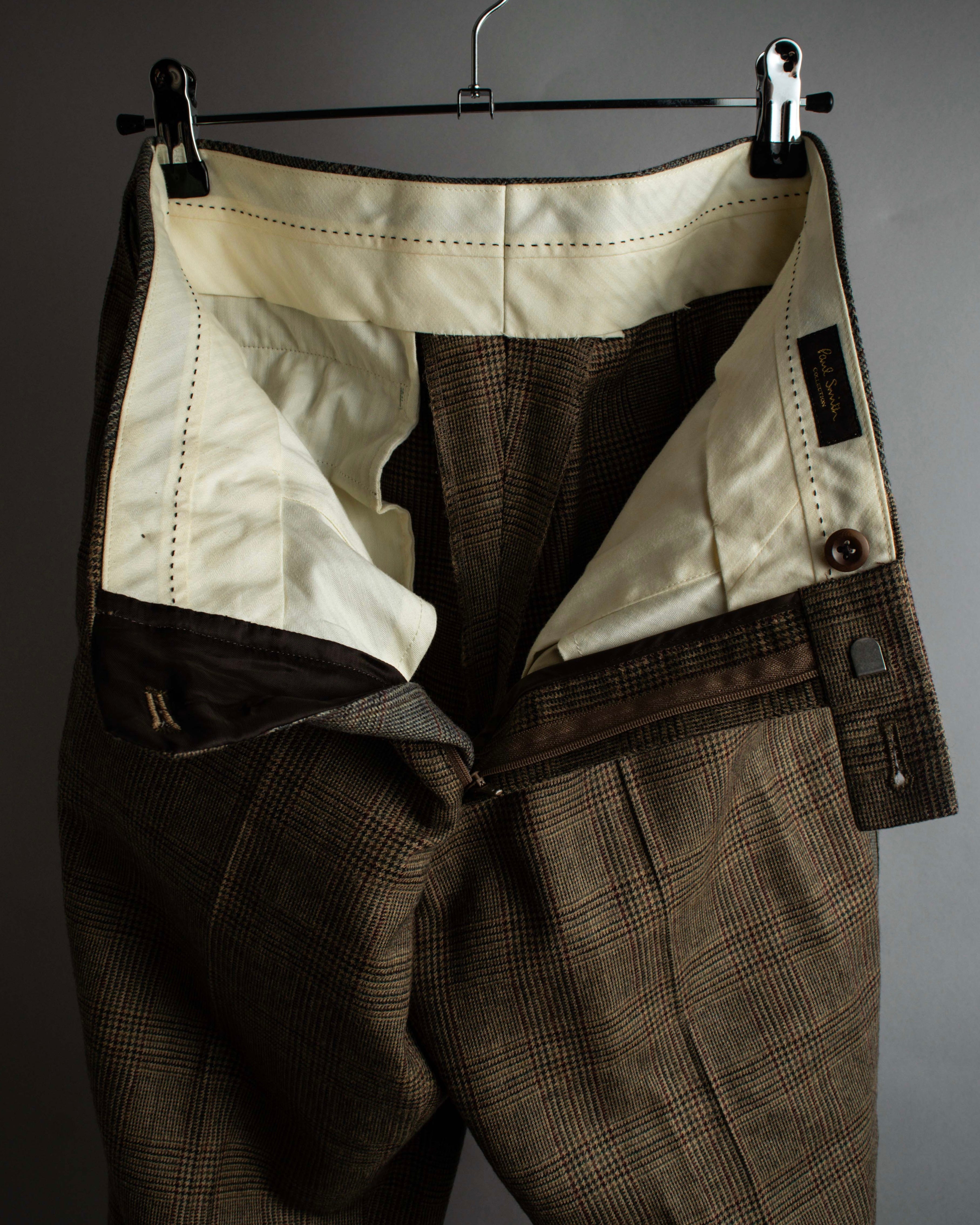 "PAUL SMITH" Flaming detail glen plaid set up