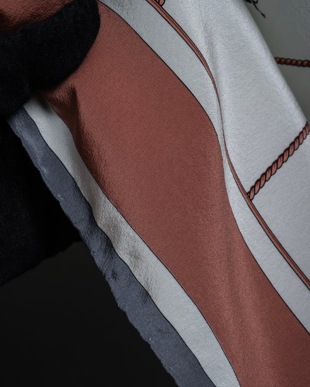 "CELINE" Horse-drawn carriage design silk scarf