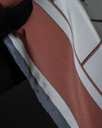 "CELINE" Horse-drawn carriage design silk scarf