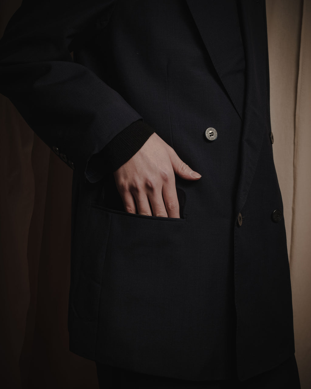 "BALENCIAGA" Double-breasted tailored set up