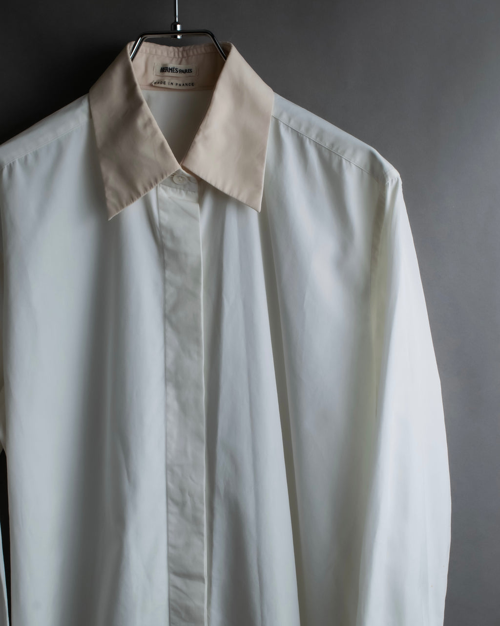 "HERMES" Margiela period collar change shirt