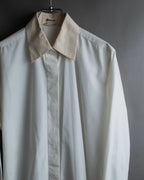 "HERMES" Margiela period collar change shirt