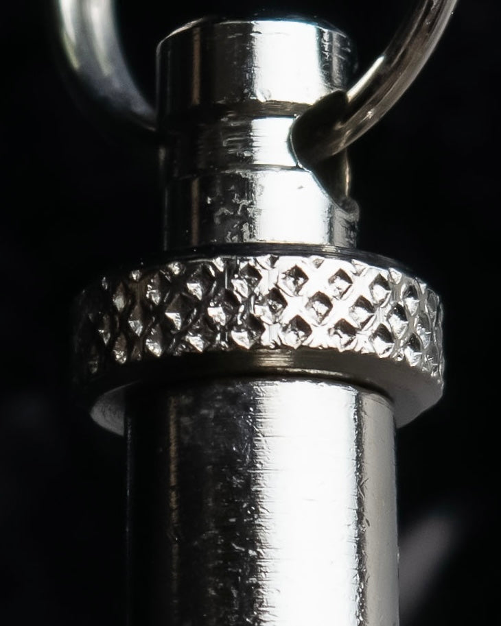 "HERMES" Le Sifflet à Ultrason series whistle motif leather necklace