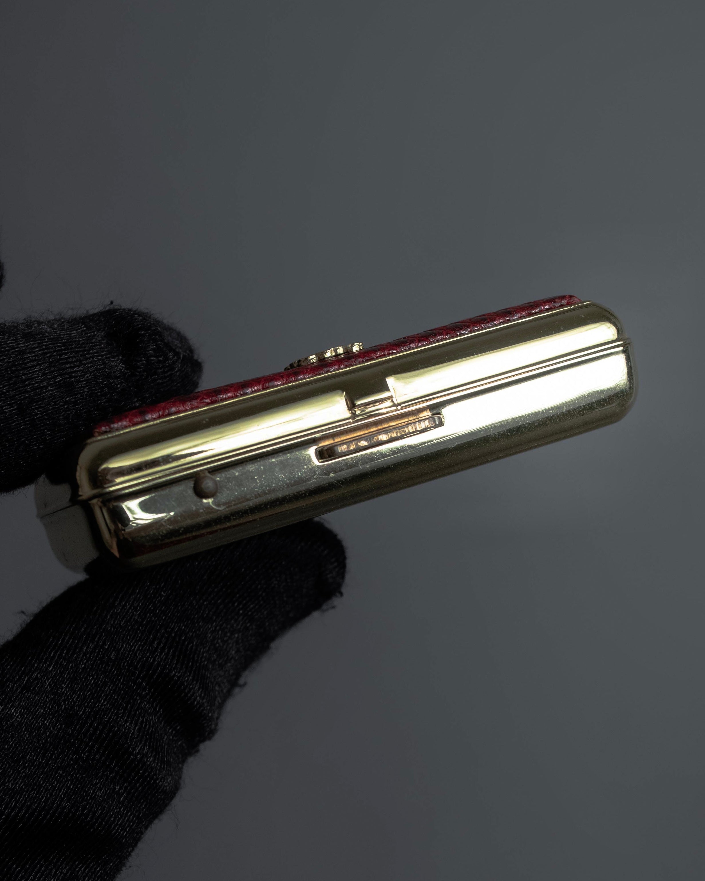 "LOEWE" Anagram logo design antique style accessory case