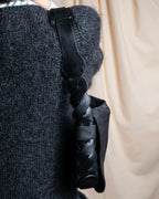 "SEE BY CHLOE" Braided shoulder design leather bag