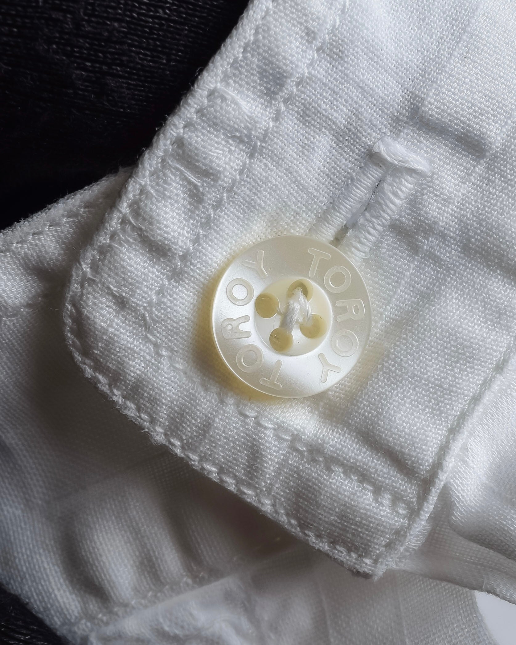 "Christian Dior" 90's Logo engraved striped shirt