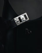 "Salvatore Ferragamo" 90’s-00’s minimalist gancini buckle hobo bag