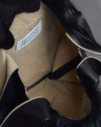 "MAISON MARGIELA" Wig fur design chain shoulder leather bag