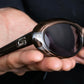 "GUCCI" engraved oval sunglasses