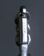 "GUCCI" Tennis racket motif silver bracelet