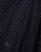 "NOKO OHNO" Layered organza frill embroidered dress