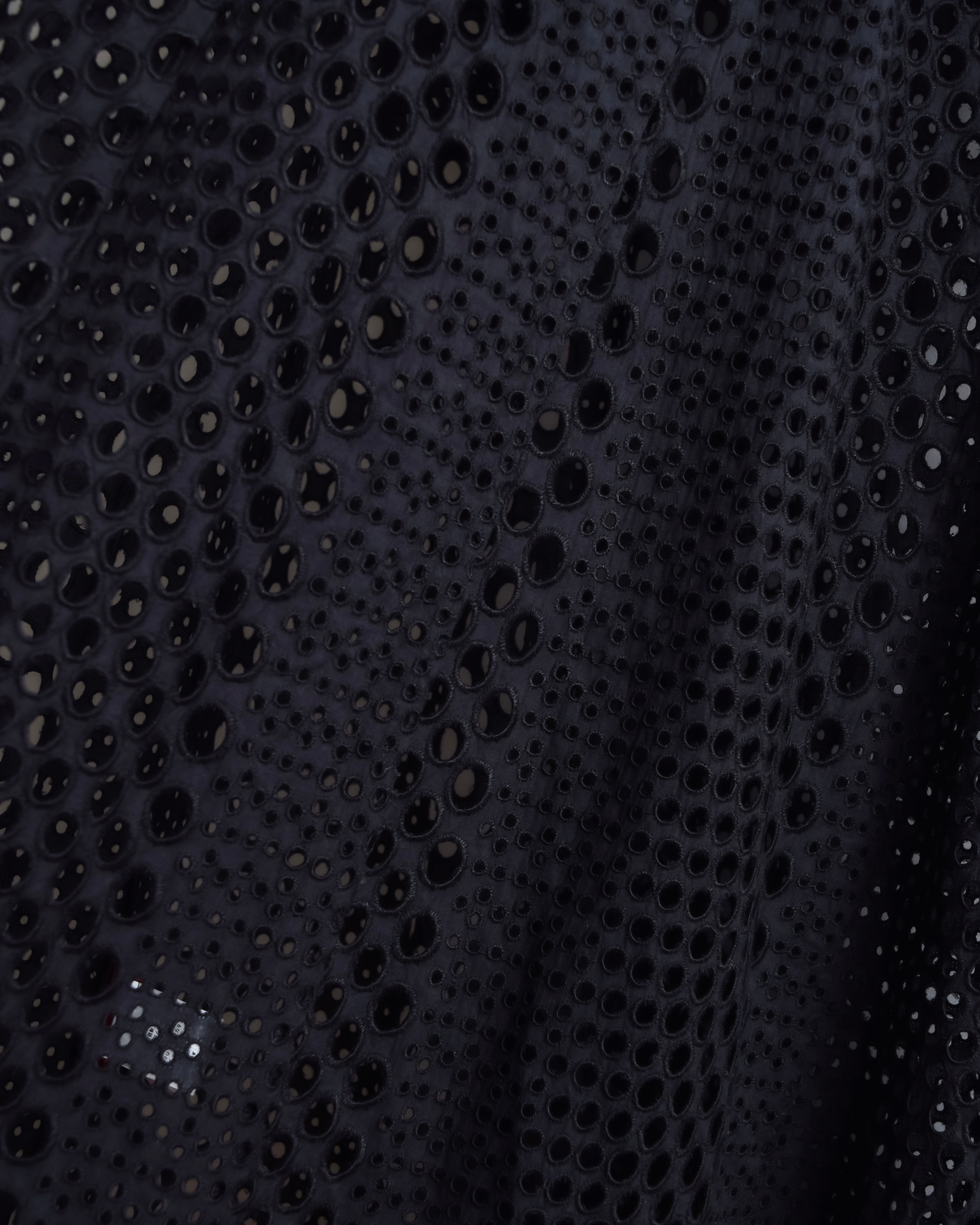 "NOKO OHNO" Layered organza frill embroidered dress