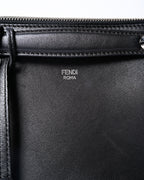 FENDI/ “By The Way Medium” Flower Detailed 2 Way Hand Bag Black