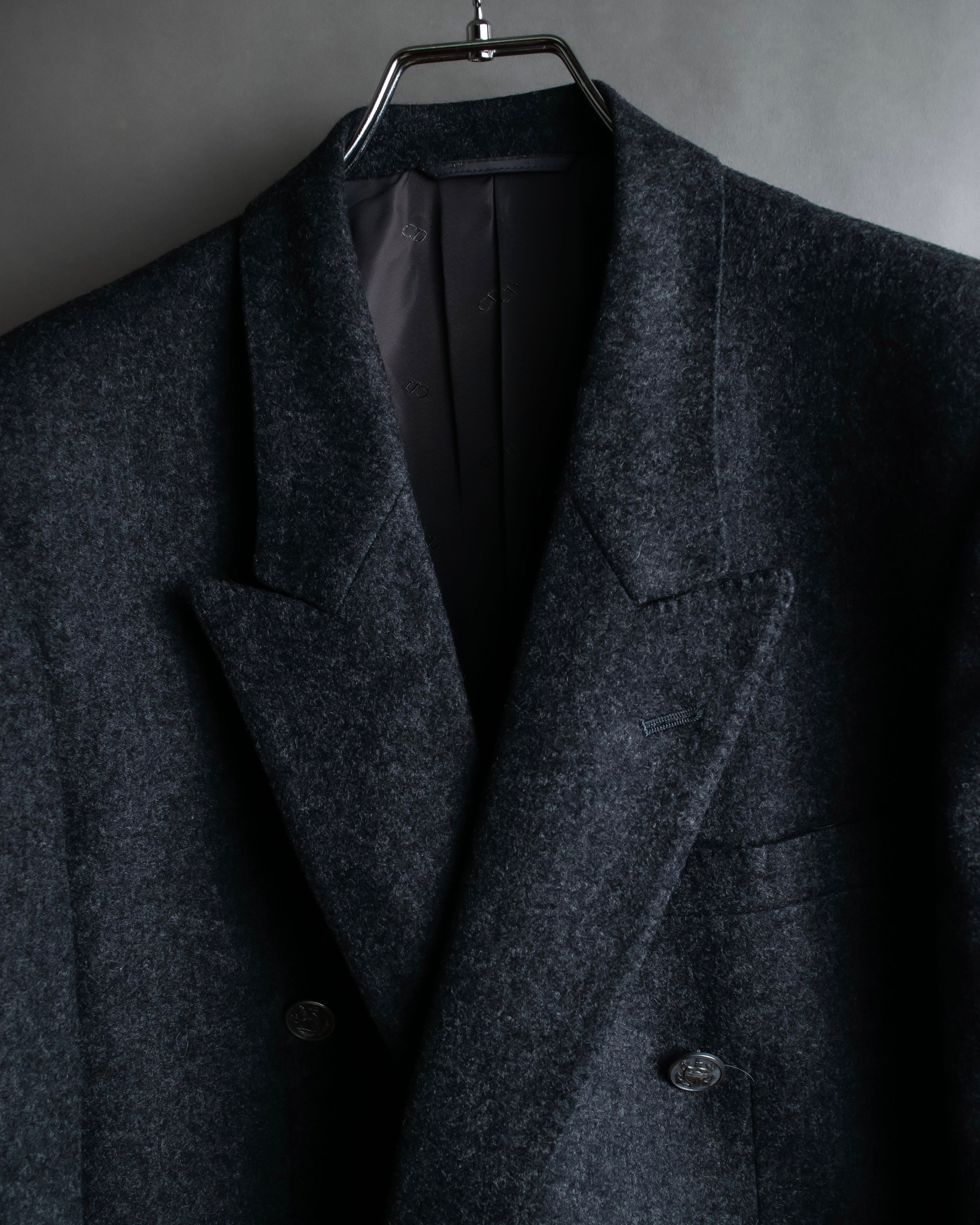 "Christian Dior" Peak dorapelle double-breasted blazer