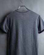 "DOLCE & GABBANA" Black and grey bicolor short sleeve T-shirt