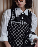 "JEAN PAUL GAULTIER MAILLE FEMME" Layered dot illusion mesh dress