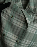 "BURBERRYS" Mint green check pattern skirt type set up