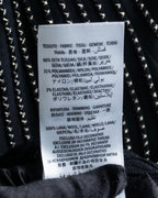 "Alexandar McQueen" Waist-shape detail vertical stitch cardigan