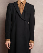 –SPECIAL– "GIORGIO ARMANI"
90’s Borgonuovo 21 pinstripe fly front long coat