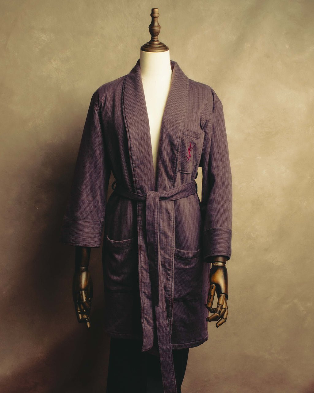 "Yves Saint Laurent" 90's-00's Quilted dressing gown