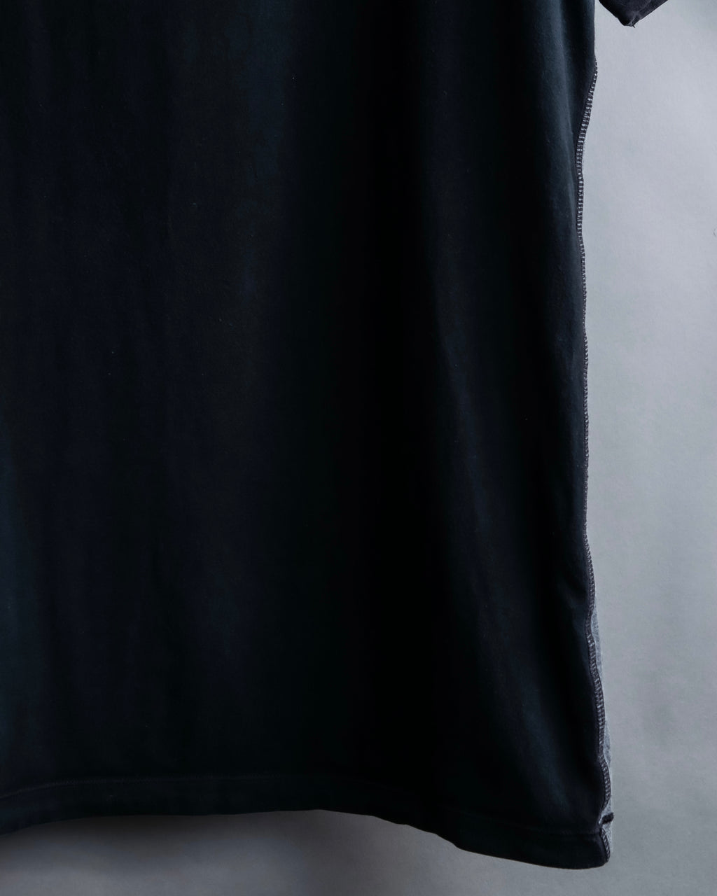 "DOLCE & GABBANA" Black and grey bicolor short sleeve T-shirt