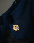 "MARIE GRAY" 80's-90's Elegant textured knit coat