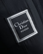 "CHRISTIAN DIOR MONSIEUR" 
Oversized double-breasted chester coat
