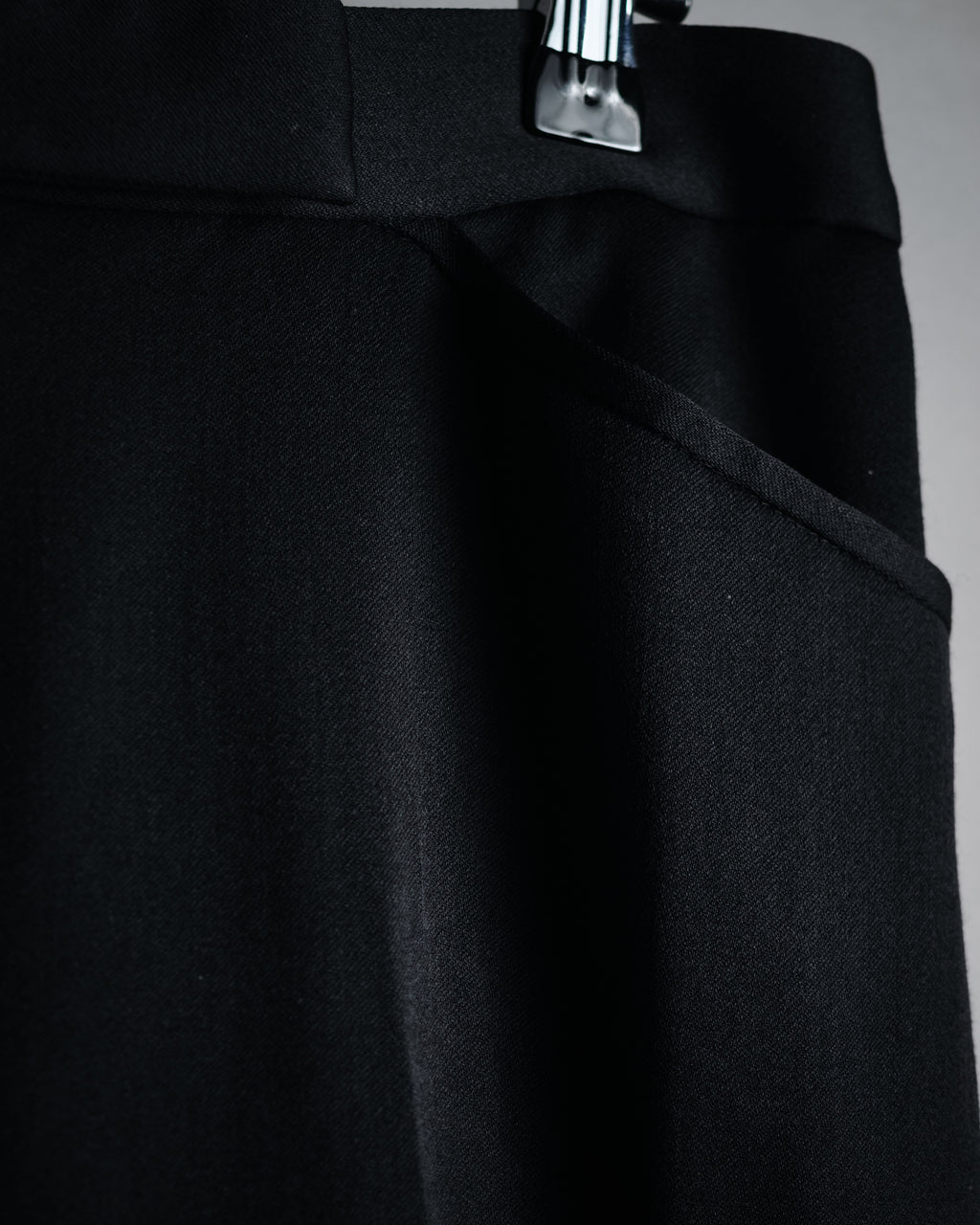 –SPECIAL– "CHANEL" 2011SS Wide-leg high-waist fringe hem trousers