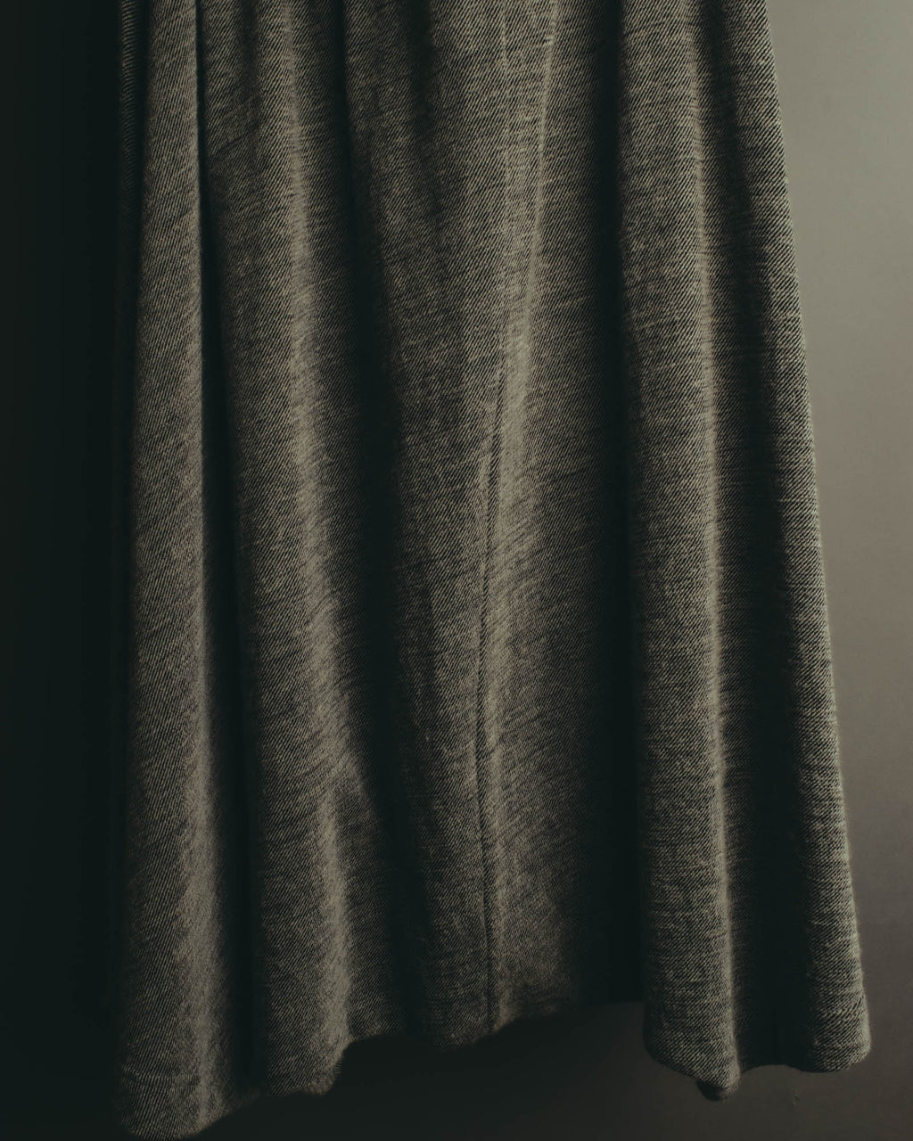 “Y’s” 09SS  Textured jersey drawstring long skirt