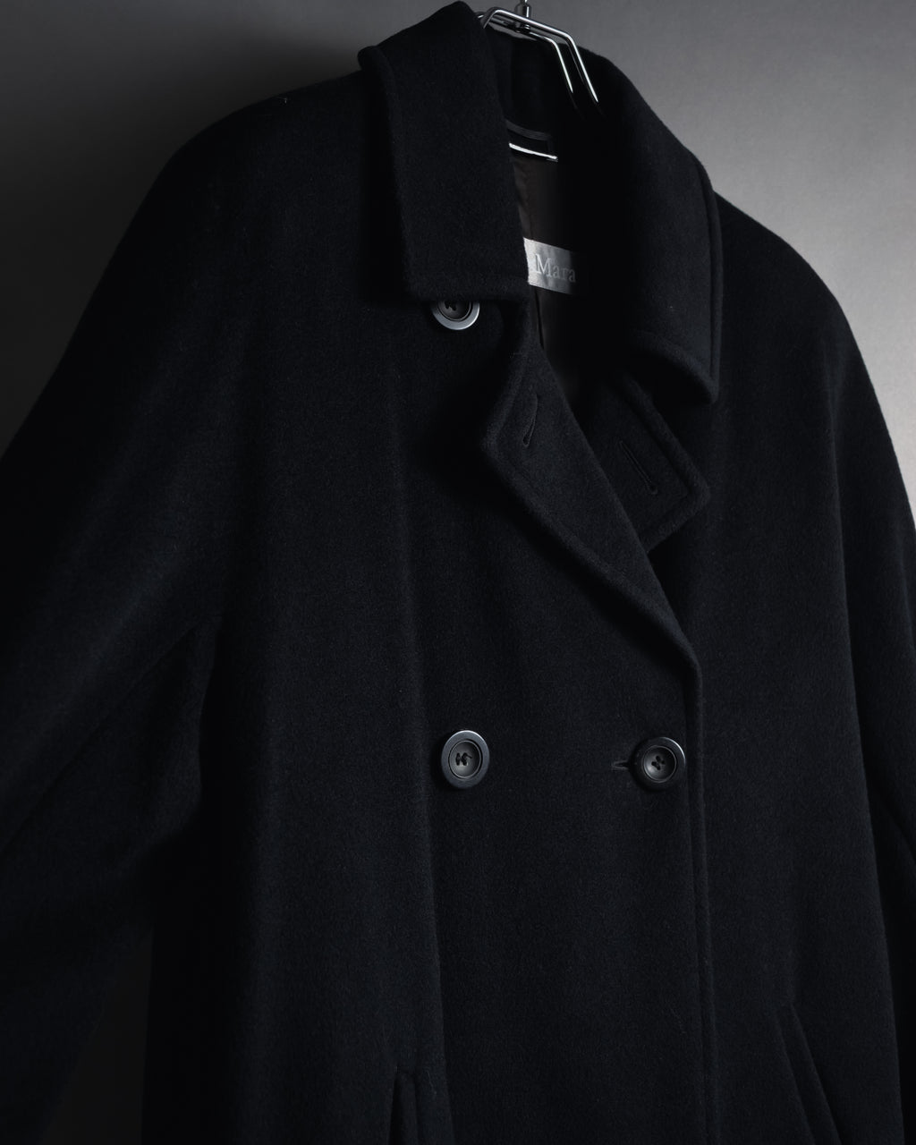 "Max Mara" 90’s-00’s Double-breasted virgin wool coat