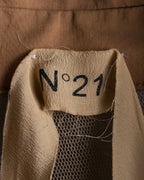 "N21 NUMEROVENTUNO" Switching design concealed shirt